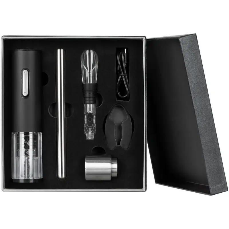 Винный набор Wine Diesel, черный Винный набор Wine Diesel, черный