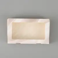 Коробка подарочная с окном &laquo;Лепестки&raquo;, 20&times;12&times;4 см, самосборная