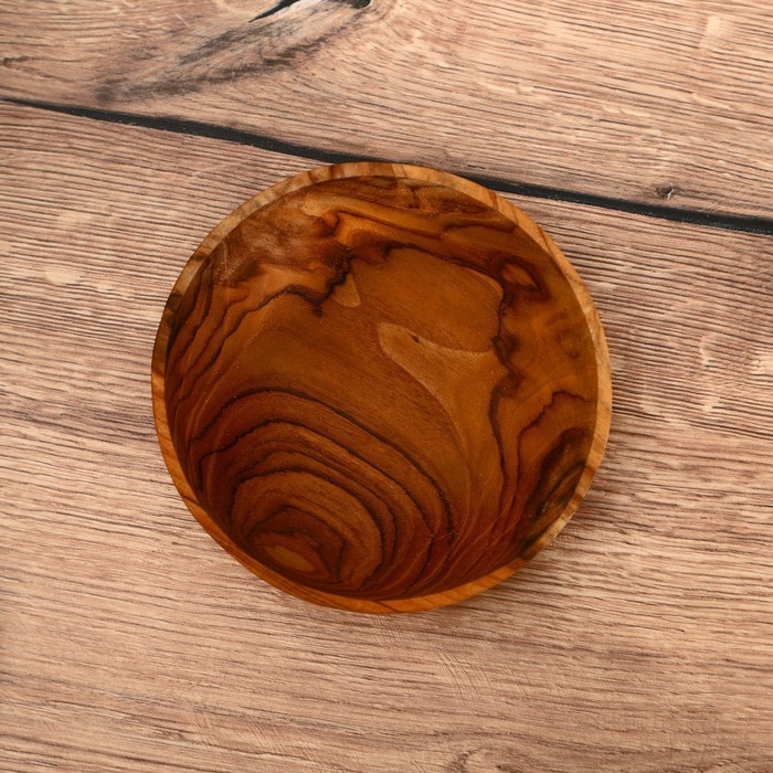 Набор тарелок 5 штук, тиковое дерево Набор тарелок 5 штук, тиковое дерево