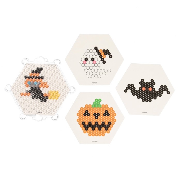 Аквамозаика «Веселый хэллоуин», 4 фигурки, 300 шариков Аквамозаика «Веселый хэллоуин», 4 фигурки, 300 шариков