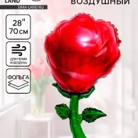 Воздушные шары фольгированные 28" &laquo;Роза&raquo;