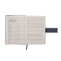 Ежедневник недатированный формат А5, с хлястиком, 112л, линия, пвх, Синий Ежедневник недатированный формат А5, с хлястиком, 112л, линия, пвх, Синий