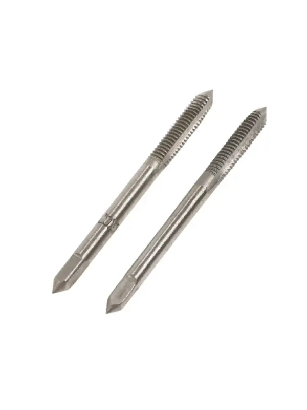 Метчики метрические ручные ТУНДРА, М4&times;0.7 мм, комплект из 2 шт.