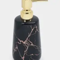 Дозатор для жидкого мыла SAVANNA Lightning, 350 мл, цвет чёрный