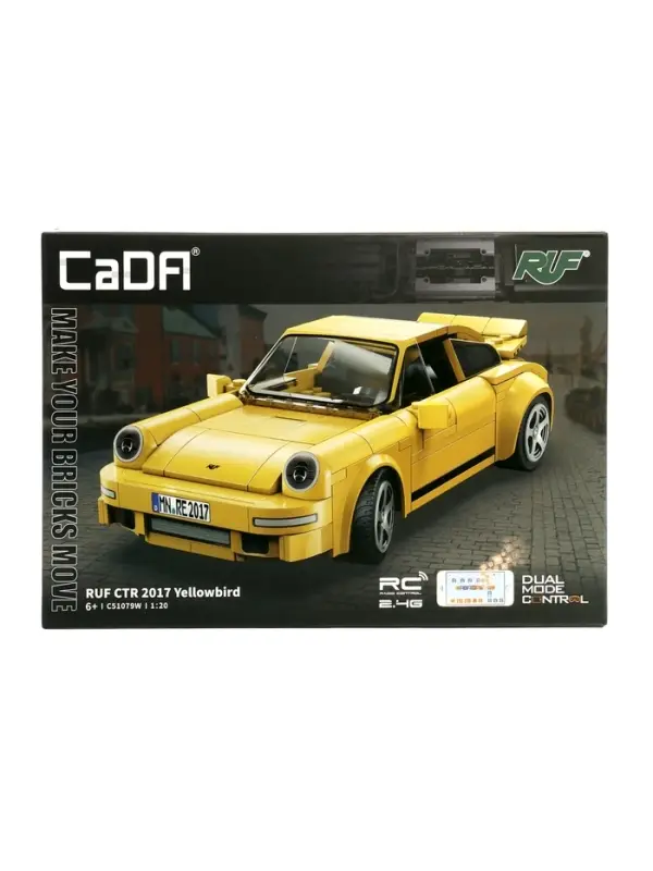 Конструктор радиоуправляемый  Конструктор радиоуправляемый "Спорткар", 222 детали, 2 варианта управления