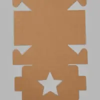 Коробка 10,2 х 10,2 х 5,9 см Бурая (фас 20шт)
