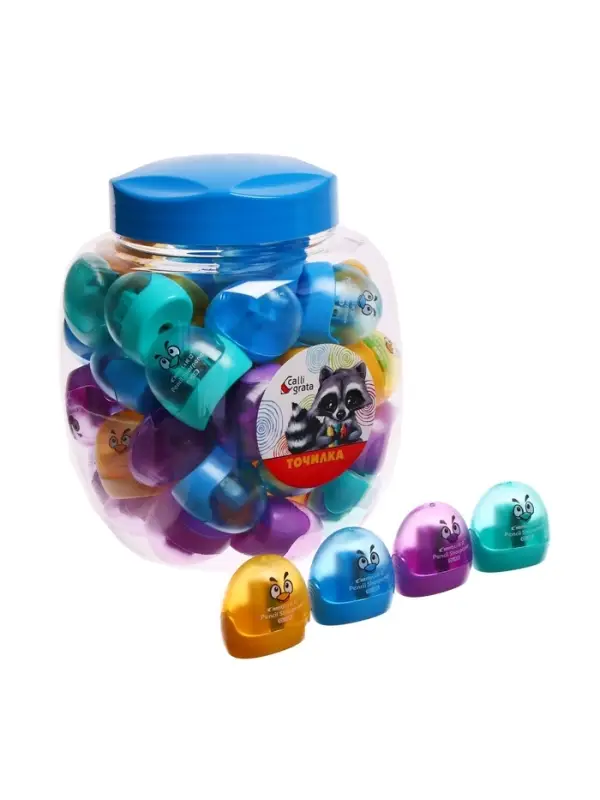 Точилка Calligrata &laquo;Конус&raquo;, с контейнером, МИКС