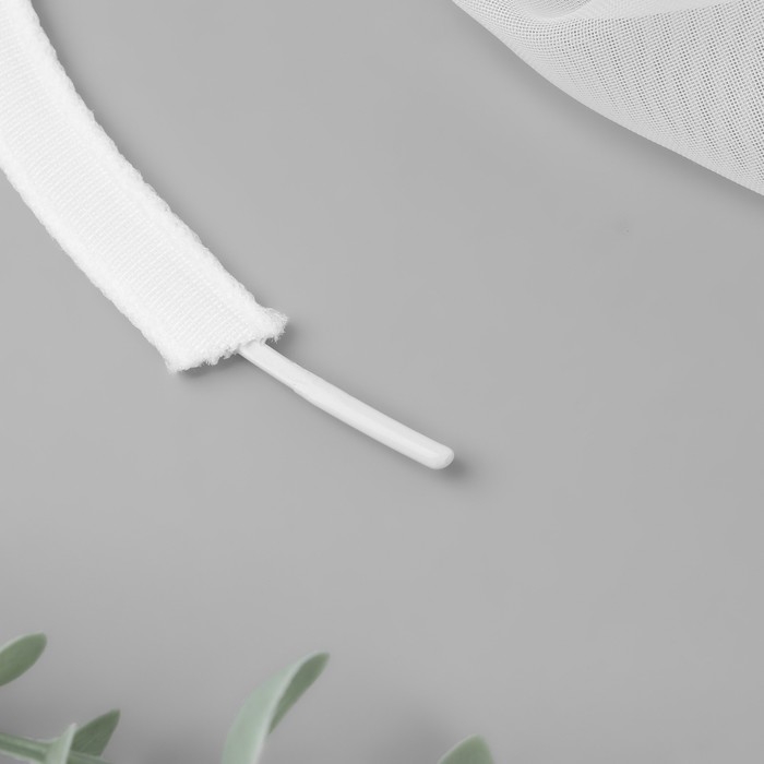 Лента тоннельная, бесшовная, 10 мм, 10 ± 0,5 м, цвет белый Лента тоннельная, бесшовная, 10 мм, 10 ± 0,5 м, цвет белый