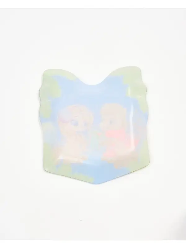 Тарелка плоская новогодняя «Счастья в новом году», 15.1×17.3 см