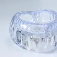 Светодиодная свеча LED - ночник RISALUX &laquo;Сердце в льдинке&raquo;, 3&times;LR1130, прозрачный, 5.5&times;5.5&times;3.3 см