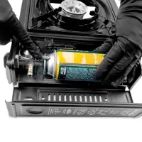 Плита газовая портативная в кейсе AVS GS-02 (встроен.переходник)