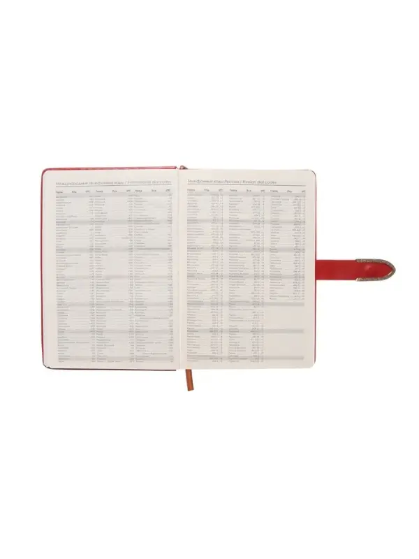 Ежедневник недатированный формат А5, с хлястиком, 112л, линия, пвх, Красный Ежедневник недатированный формат А5, с хлястиком, 112л, линия, пвх, Красный