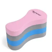 Колобашка для аквааэробики ONLYTOP, 21&times;11&times;10 см, розово-серо-голубая