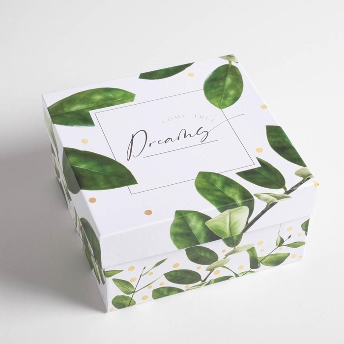 Набор коробок 5 в 1, упаковка подарочная, «Тропический», 14 х 14 х 8‒22 х 22 х 12 см