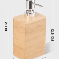 Набор аксессуаров для ванной SAVANNA BAMBOO, дозатор, стакан, мыльница