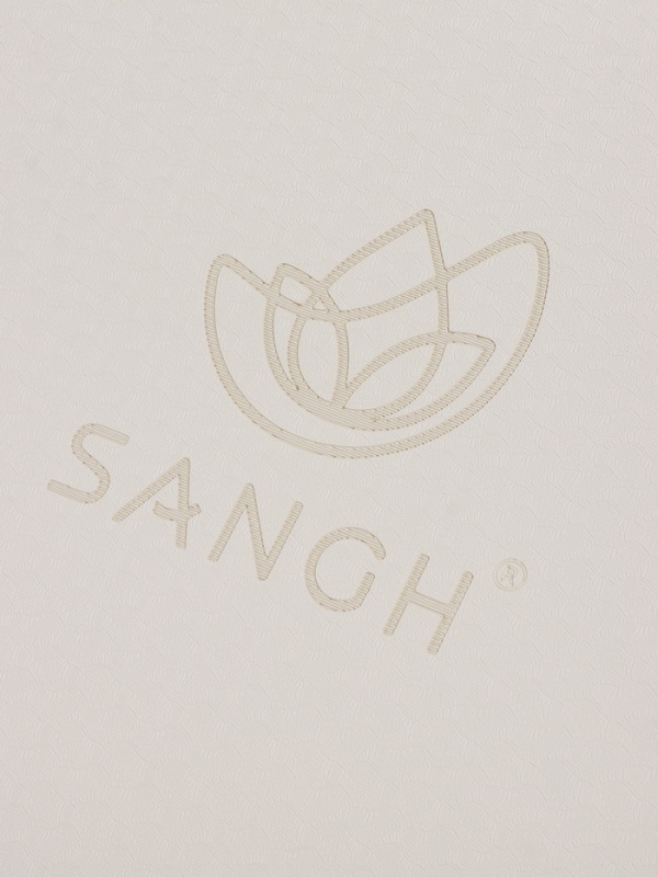 Коврик для йоги и фитнеса Sangh, 183х61х0,4 см цвет молочный/светло-коричневый Коврик для йоги и фитнеса Sangh, 183х61х0,4 см цвет молочный/светло-коричневый