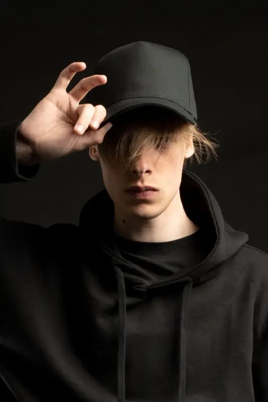 Бейсболка C1, черная Бейсболка C1, черная