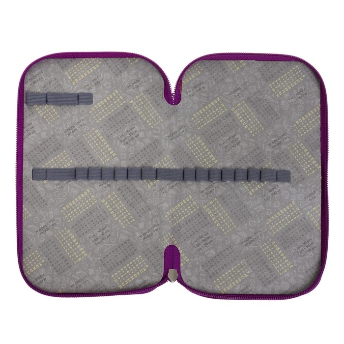 Пенал 2 секции, 125 х 205 х 40 мм, Calligrata 30П26/2 Пенал 2 секции, 125 х 205 х 40 мм, Calligrata 30П26/2 "Котик", ламинированный картон