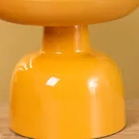 Подсвечник на 1 свечу "Песок" глянцевый 10х10х9 см