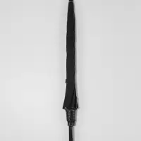 Зонт полуавтоматический &laquo;Однотон&raquo;, 8 спиц, R=46/54 см, d=92 см, чёрный