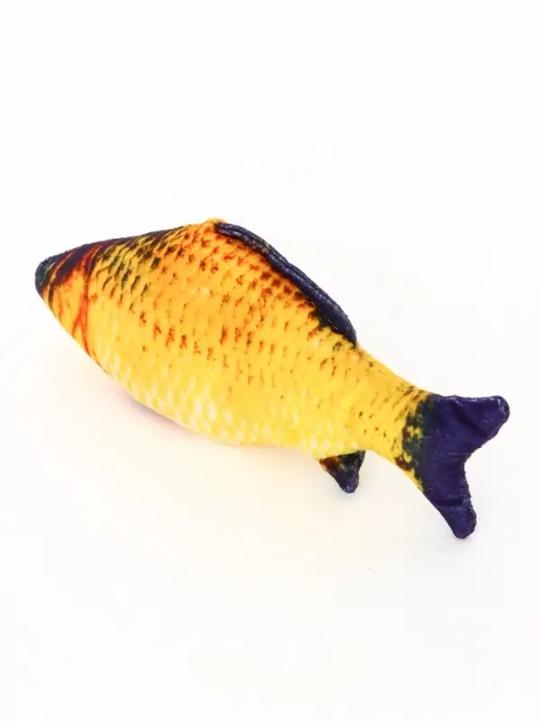 Игрушка &laquo;Рыба моей мечты!&raquo; с кошачьей мятой, карась, 20 см