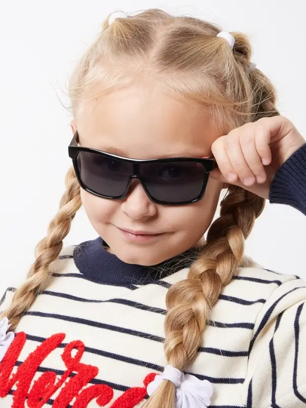 Очки солнцезащитные детские &laquo;OneSun. Маска&raquo;, uv 400, оправа микс, линза сплошная тёмная