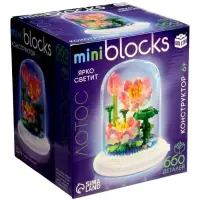 UNICON Конструктор Mini Blocks Лотос 660 деталей, свет UNICON Конструктор Mini Blocks Лотос 660 деталей, свет