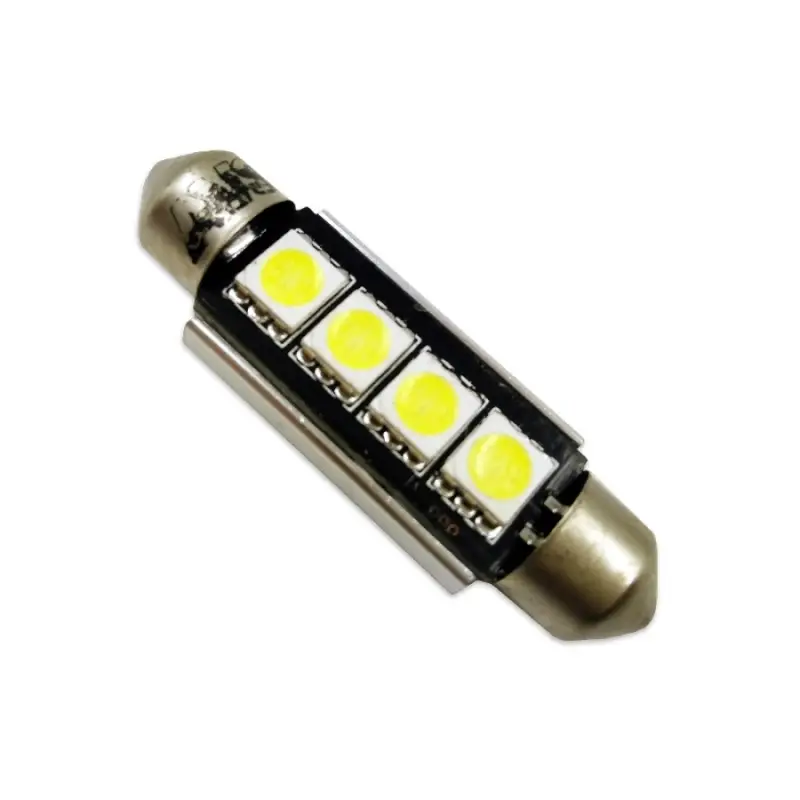 C006 T11/белый/ (SV8,5) CANBUS 4SMD5050 42 мм 12V.