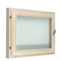 Окно, 60×80см, однокамерный стеклопакет, осина Окно, 60×80см, однокамерный стеклопакет, осина