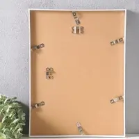 Фоторамка пластик 30х40 см "Современная классика" беж и белый 42,6х32,6х1,5 см