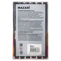 Маркер художественный двусторонний Mazari "FANTASIA" black, пишущие узлы 3,0 - 6,2 мм Маркер художественный двусторонний Mazari "FANTASIA" black, пишущие узлы 3,0 - 6,2 мм