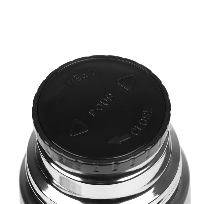 Термос, серия: Гильза, Термос, серия: Гильза, "Мастер К", 1 л, с кружкой, сохраняет тепло 24 ч