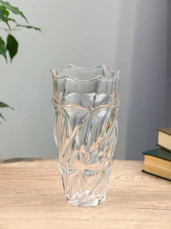 Ваза для цветов &laquo;Наоми&raquo;, 22.5&times;10 см, стекло, прозрачная