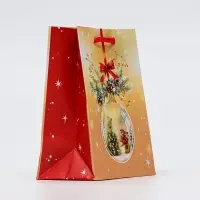 Пакет подарочный "Стеклянный шар", 11,5 х 14,5 х 6,5 см. Пакет подарочный "Стеклянный шар", 11,5 х 14,5 х 6,5 см.