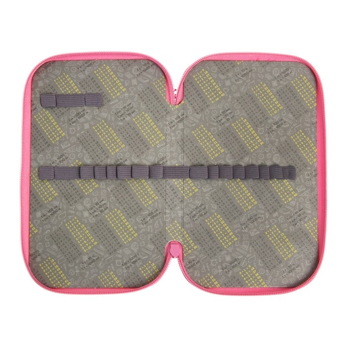 Пенал 2 секции, 125 х 205 х 40 мм, Calligrata 30П26/2 Пенал 2 секции, 125 х 205 х 40 мм, Calligrata 30П26/2 "Девочка", ламинированный картон