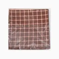 Платки носовые мужские Этель 30*30 см,(набор 12 шт,) цв. св. коричневый, рис. МИКС, 100% хл