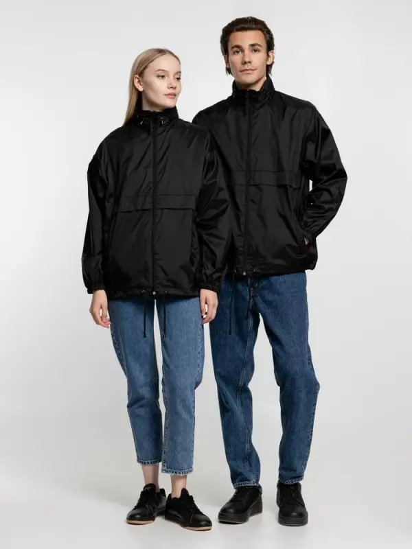 Ветровка из нейлона Surf 210 черная, размер S