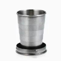 Фляжка со складной стопкой в чехле &laquo;Лев&raquo;, 240 мл, 75 мл