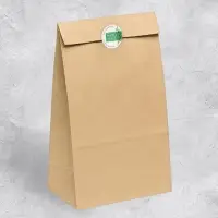 Наклейки для бизнеса Hand made, белые, 50 шт, 4 х 4 см