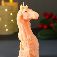 Свеча Символ Года "Лошадь", 12х6х4,5 см рыжая Свеча Символ Года "Лошадь", 12х6х4,5 см рыжая