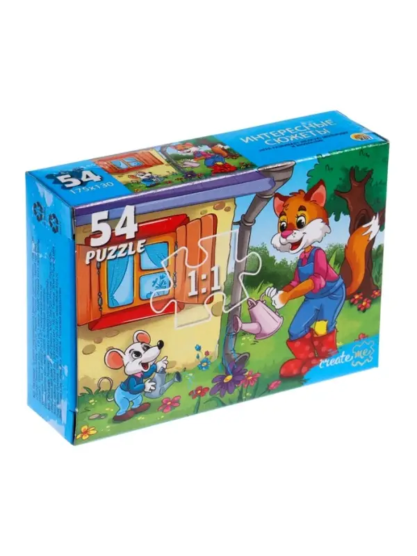 Пазл «Интересные сюжеты», 54 детали, МИКС