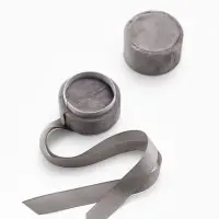 Футляр под серьги, кольцо &laquo;Сюрприз&raquo;, корейский бархат, 5.8&times;5.3 см, серый