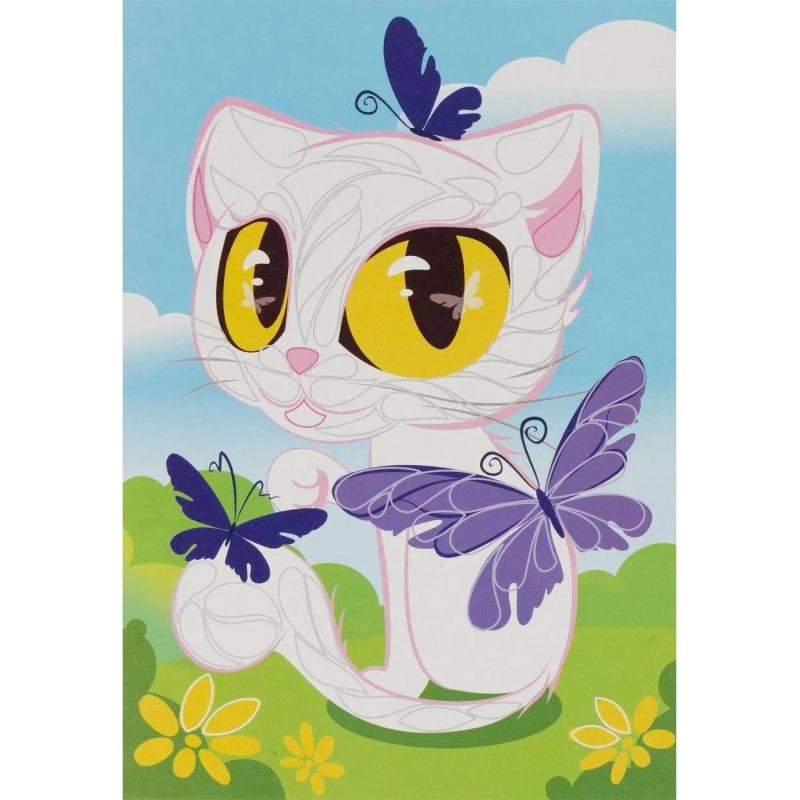 Набор для квиллинга Панно Кошечка, Квл-039