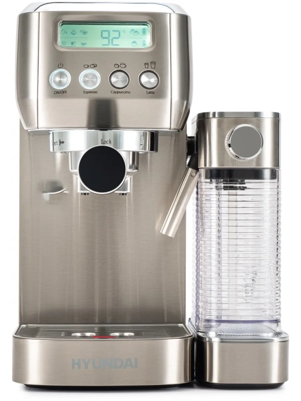 Кофеварка рожковая HEM-9999 серебристый Кофеварка рожковая HEM-9999 серебристый