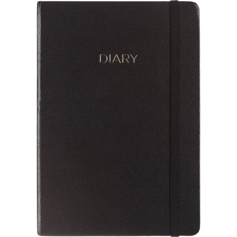 Ежедневник недатированный черный, А5 136 л., Dairy, ATTACHE