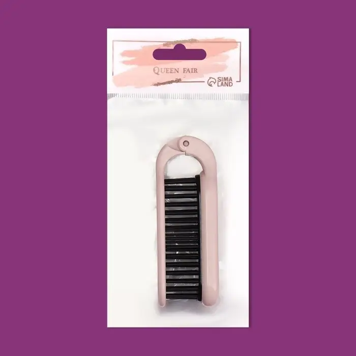 Расчёска массажная, складная, с зеркалом, 3 × 10 см, цвет МИКС Расчёска массажная, складная, с зеркалом, 3 × 10 см, цвет МИКС