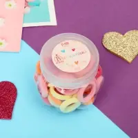 Резинка для волос "Плюшка" (набор 50 шт) нежность, 2 см