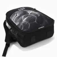 Рюкзак школьный для мальчика &laquo;Мяч&raquo;, Stavia, эргономичная спинка, 30&times;16&times;38 см, чёрный