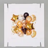 Коробка складная &laquo;Шарики&raquo;, 31 х 25,5 х 16 см