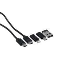 Набор переходников для гаджетов, type-c, usb, microUSB, lighting, игла